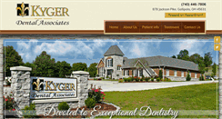 Desktop Screenshot of kygerdental.com